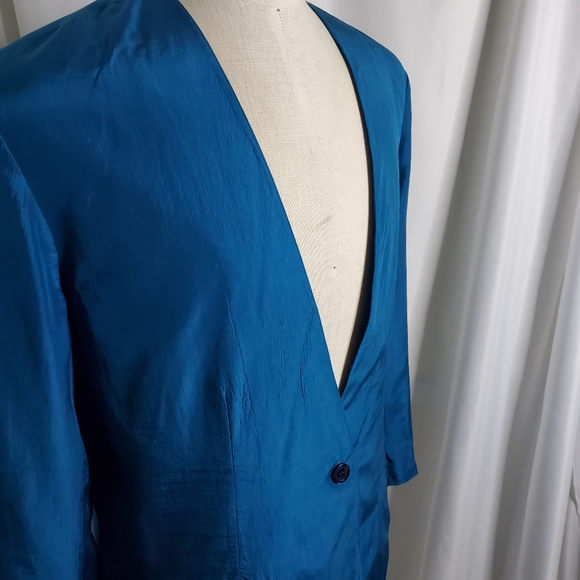 VINTAGE Niveau Classix Silk Blazer - Picture 1 of 6